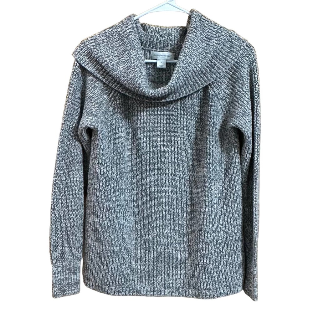 EUC, Women’s Christopher & Banks Cowl Neck Long Sleeve Size Medium Sweater